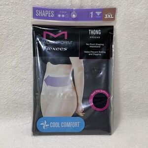 Maiden form‎ FLEXEES THONG Black 3x Shapeware